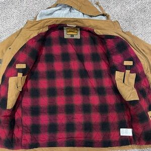Venado WORK HORSE CONCEALED CARRY JACKET Grizzly Brown Red Quilted Lining Men L